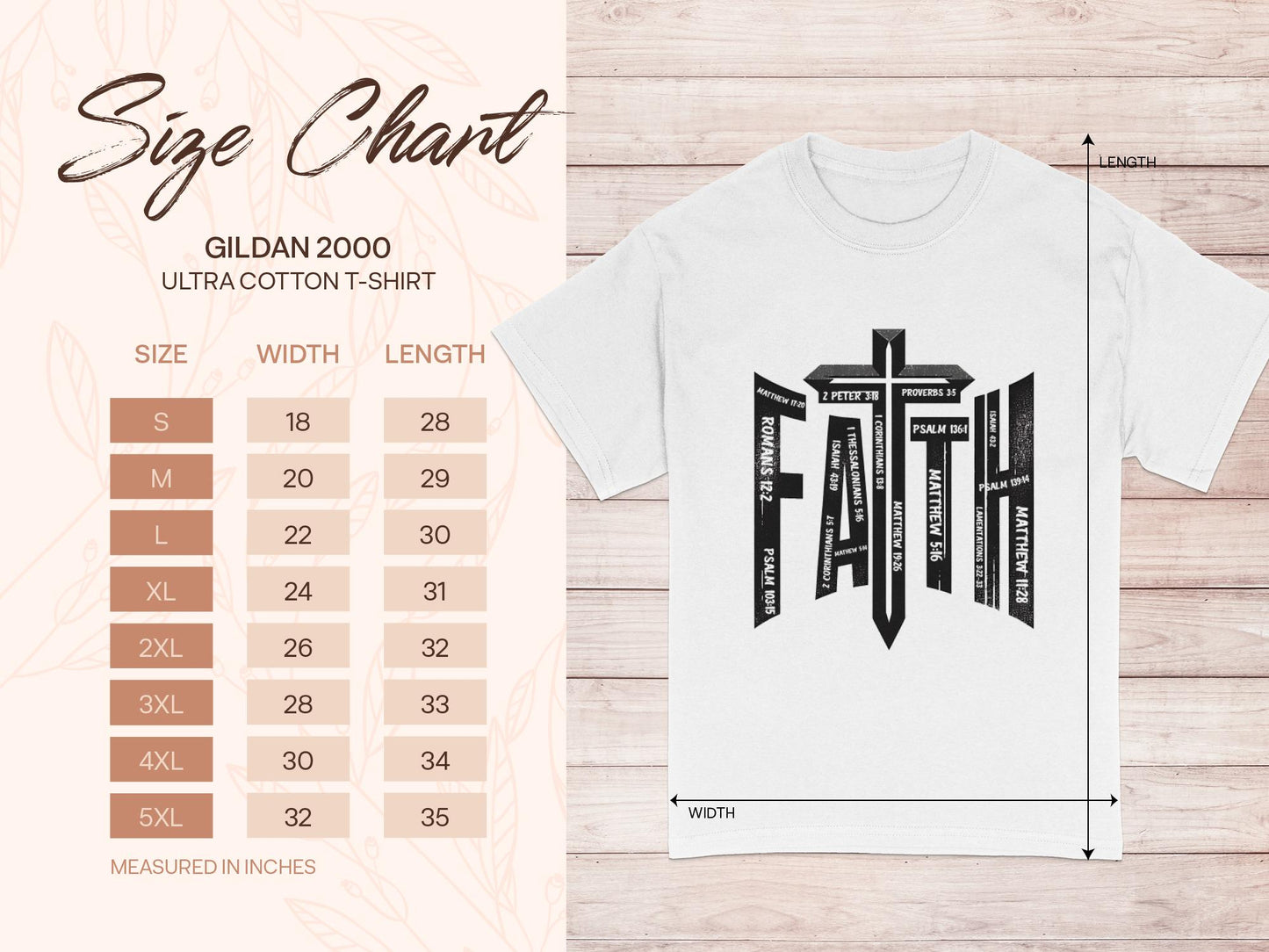 Faith Cross T-Shirt, Bible Verse Shirt, Religious Tee, Christian Apparel, Faith Inspired Clothing, Gift for Believers, Stylish Christian