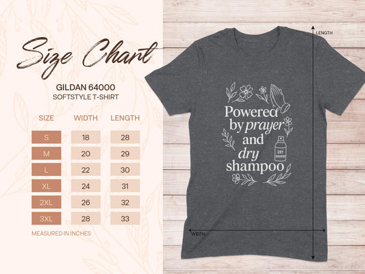 Prayer Dry Shampoo T-Shirt, Faith Funny Shirt, Christian Graphic Tee, Inspirational Shirt, Religious, Gift for Her, Cute Casual Shirt