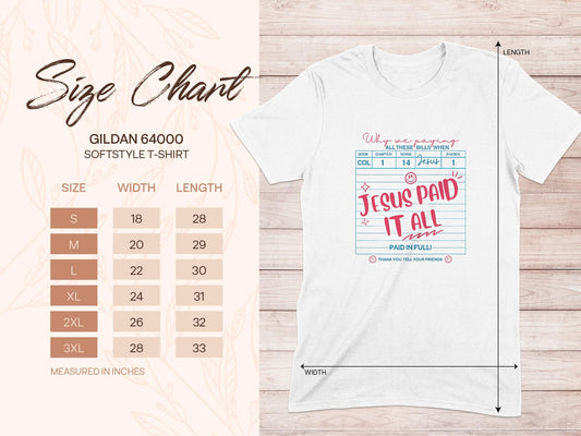 Jesus Paid T-Shirt, Christian Apparel, Bible Verse Tee, Religious Clothing, Faith Based Gifts, Inspirational Shirt, Trendy Church Outfit