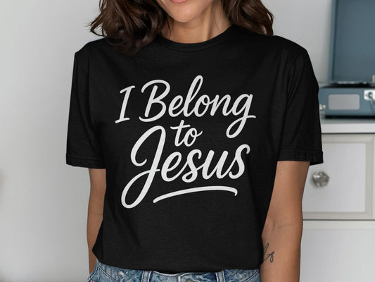 I Belong To Jesus T-Shirt, Christian Apparel, Faith Based Tee, Religious Gift, Inspirational Shirt, Jesus Lover Outfit