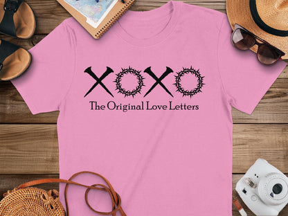 XOXO The Original Love Letters T-Shirt, Christian Tee, Jesus Love Shirt, Faith Based Apparel, Religious Shirt, Inspirational Tshirt