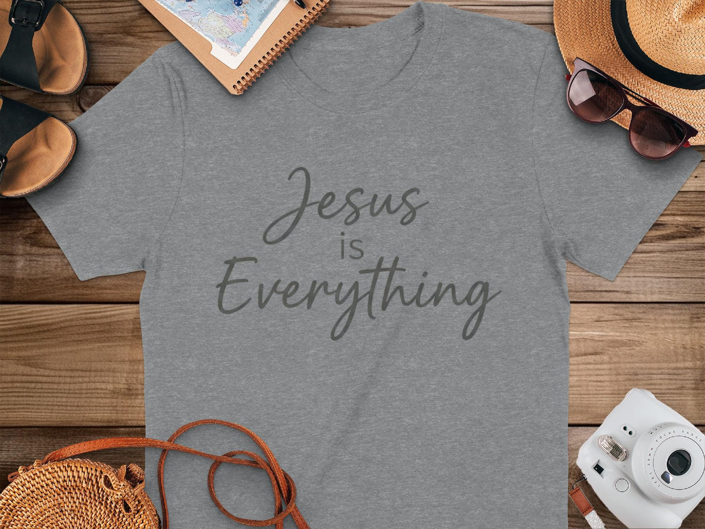 Jesus is Everything T-Shirt, Christian Faith Apparel, Religious Gift Idea, Inspirational Tee, Believer's Shirt, Gospel Message