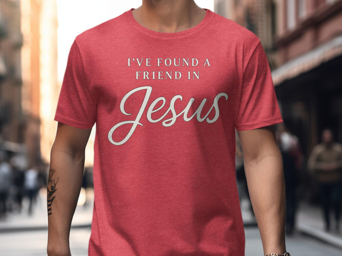 Jesus Friend T-Shirt, Christian Apparel, Religious Gift Idea, Spiritual Clothing, Inspirational T-Shirt, Faith Based Shirt