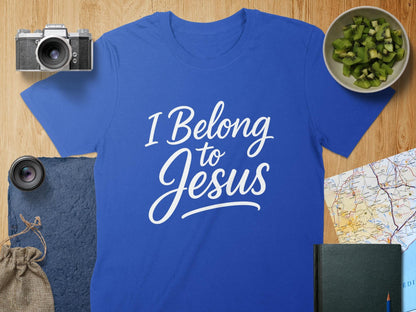 I Belong To Jesus T-Shirt, Christian Apparel, Faith Based Tee, Religious Gift, Inspirational Shirt, Jesus Lover Outfit