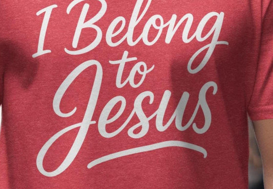 I Belong To Jesus T-Shirt, Christian Apparel, Faith Based Tee, Religious Gift, Inspirational Shirt, Jesus Lover Outfit