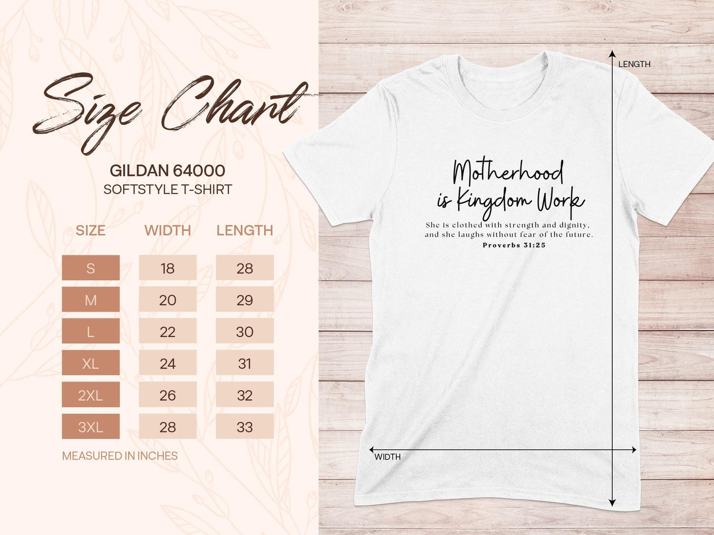 Motherhood is Kingdom Work T-Shirt, Proverbs 31 25 Shirt, Christian Mom Tee, Inspirational Shirt, Mom Life T-Shirt, Gift for Mom