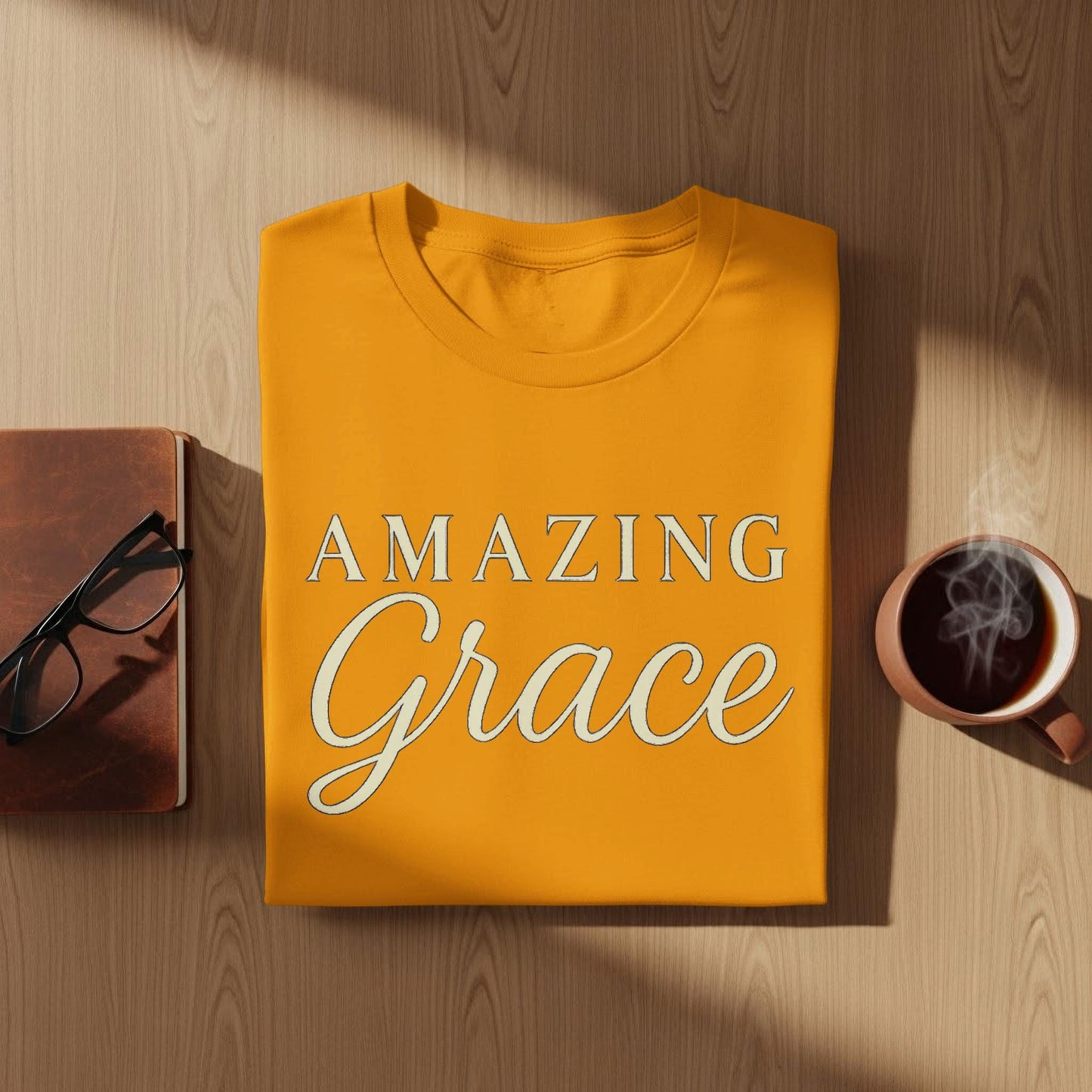 Amazing Grace T-Shirt, Inspirational Shirt, Christian Tee, Religious Apparel, Gift for Believer, Trendy Design T Shirt