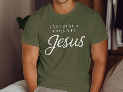 Jesus Friend T-Shirt, Christian Apparel, Religious Gift Idea, Spiritual Clothing, Inspirational T-Shirt, Faith Based Shirt