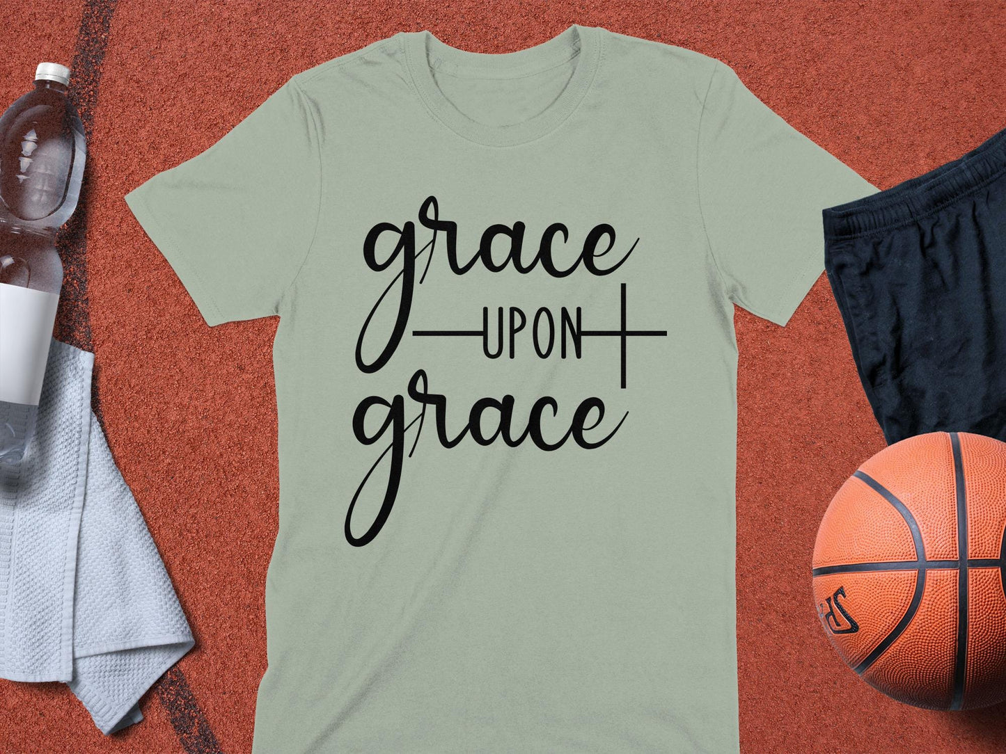 Grace Upon Grace T-Shirt, Christian T Shirt, Religious Tee, Inspirational Shirt, Trendy Shirt, Gift for Her, Faith T Shirt