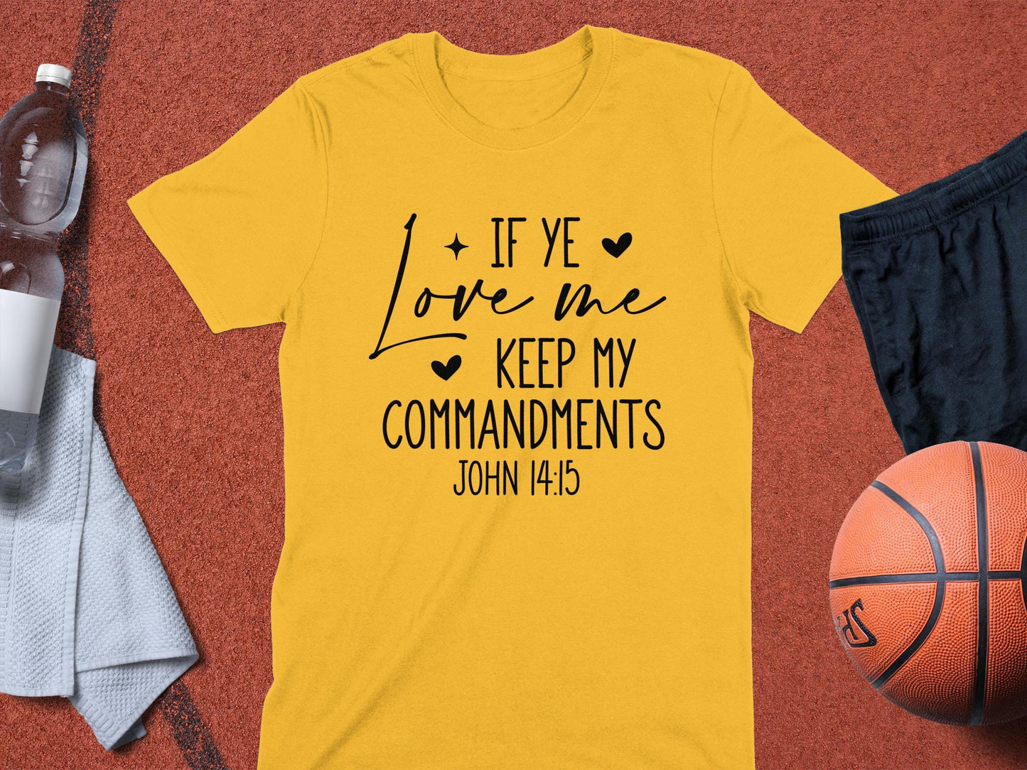 If Ye Love Me Keep My Commandments T Shirt, Christian Verse Tee, Religious Gift Shirt, John 14 15 Scripture Shirt, Faith T Shirt