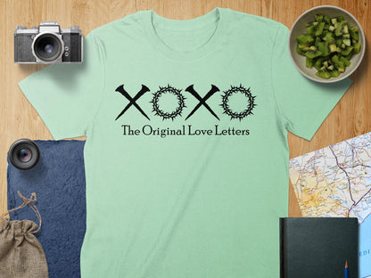 XOXO The Original Love Letters T-Shirt, Christian Tee, Jesus Love Shirt, Faith Based Apparel, Religious Shirt, Inspirational Tshirt