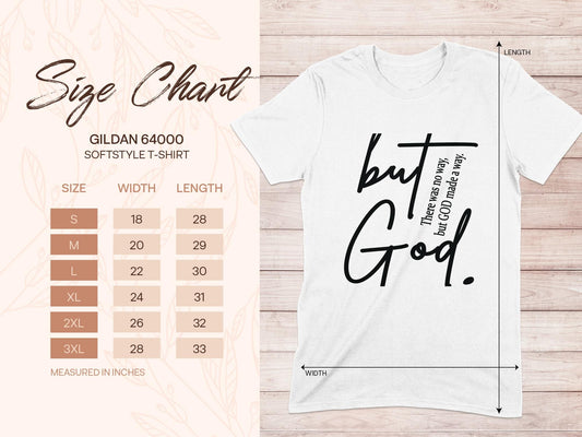 But God T-Shirt, Christian Tee, Faith Based Shirt, Inspirational Gift, Religious Apparel, Unique Design, Trendy Top, Statement T-Shirt