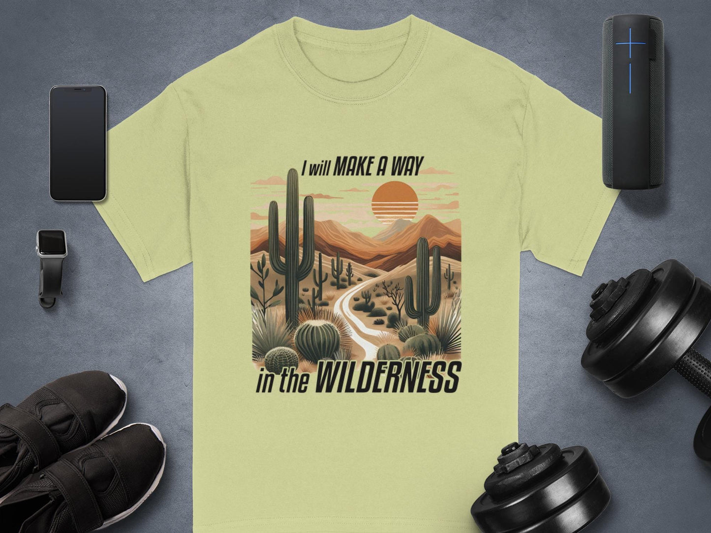 Desert T-Shirt, Cactus Tee, Wilderness Shirt, Inspirational T Shirt, Nature Lover Gift, Botanical Graphic Tee, Travel Gift Idea