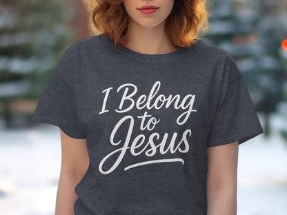 I Belong To Jesus T-Shirt, Christian Apparel, Faith Based Tee, Religious Gift, Inspirational Shirt, Jesus Lover Outfit