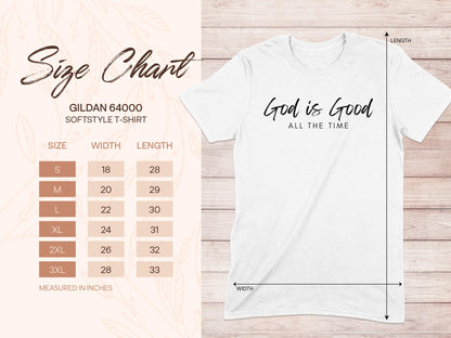 God is Good T-Shirt, Christian Tee, Religious Shirt, Faith Based, Inspirational Gift, Trendy Shirt, Blessed Shirt, All The Time Shirt
