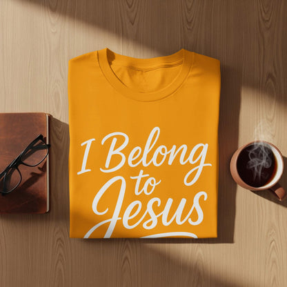 I Belong To Jesus T-Shirt, Christian Apparel, Faith Based Tee, Religious Gift, Inspirational Shirt, Jesus Lover Outfit