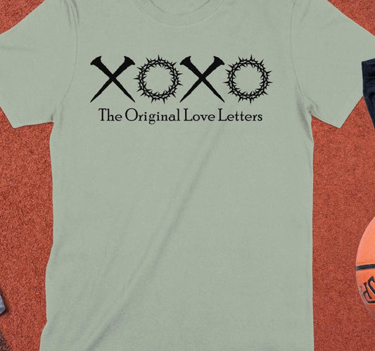 XOXO The Original Love Letters T-Shirt, Christian Tee, Jesus Love Shirt, Faith Based Apparel, Religious Shirt, Inspirational Tshirt
