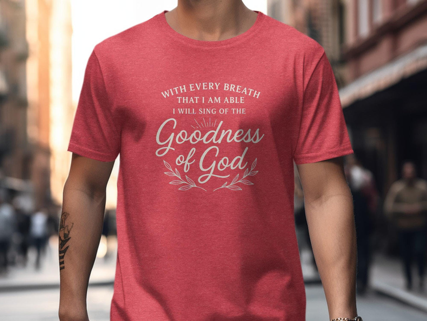 Goodness of God T-Shirt, Christian Apparel, Religious Clothing, Faith Based Gift, Inspirational Shirt, Bible Verse, God's Love, TShirt