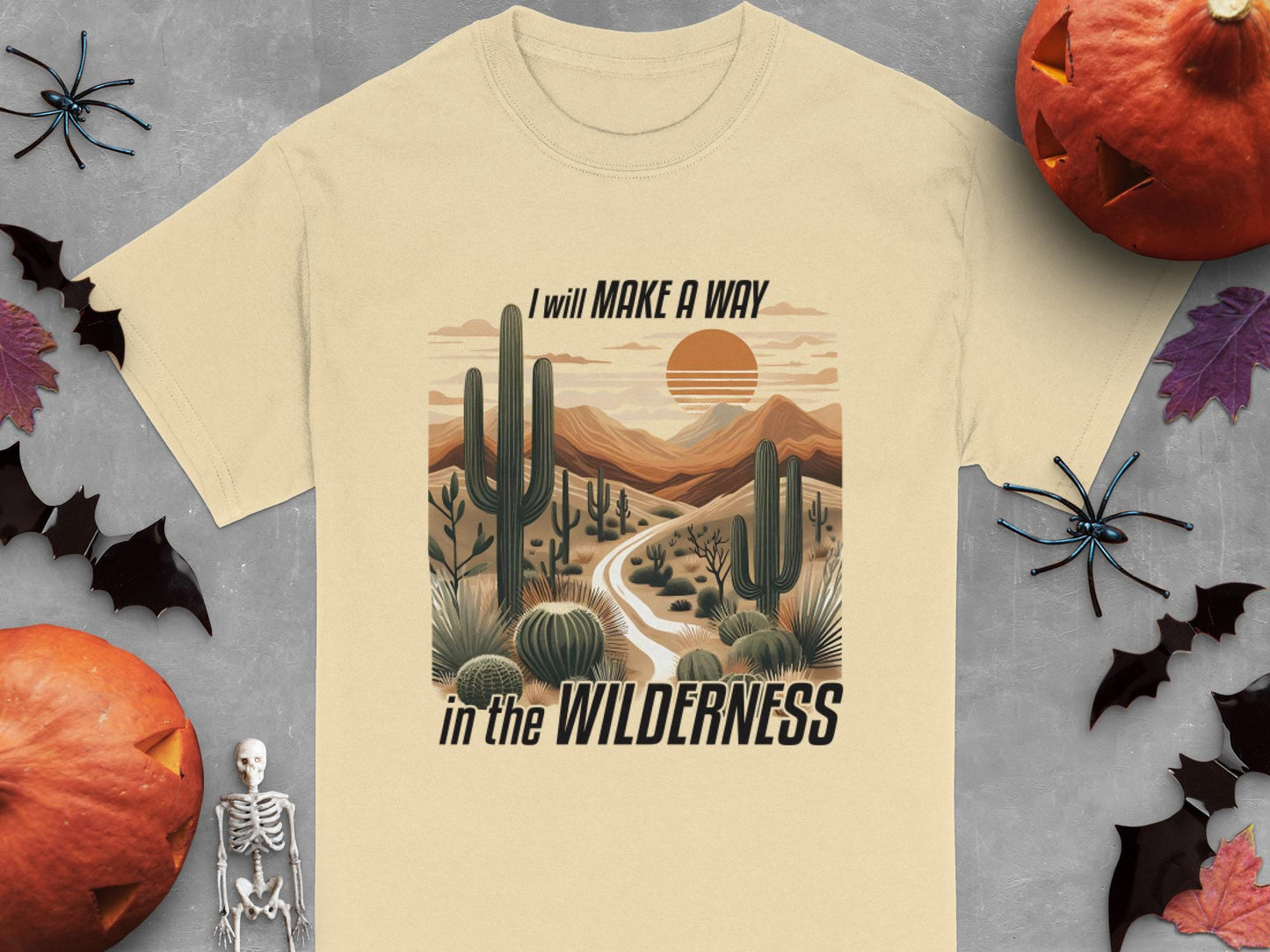 Desert T-Shirt, Cactus Tee, Wilderness Shirt, Inspirational T Shirt, Nature Lover Gift, Botanical Graphic Tee, Travel Gift Idea