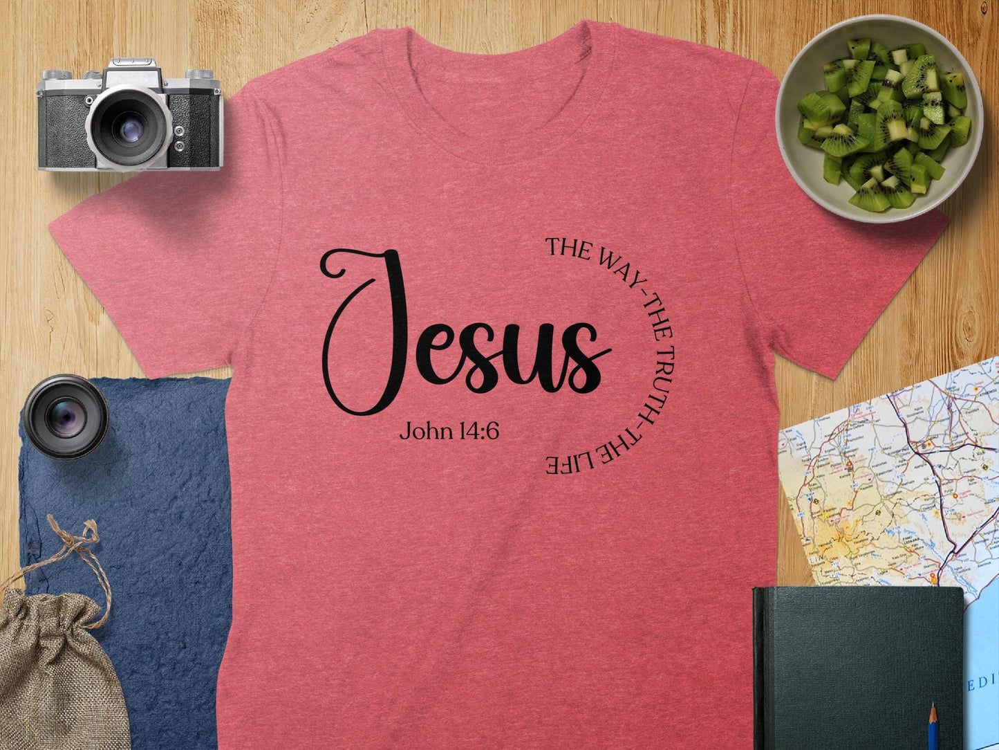 Jesus T Shirt, The Way The Truth The Life, Christian Apparel, Religious Tee, Bible Verse Shirt, John 14 6 Shirt, Faith Shirt, God Shirt