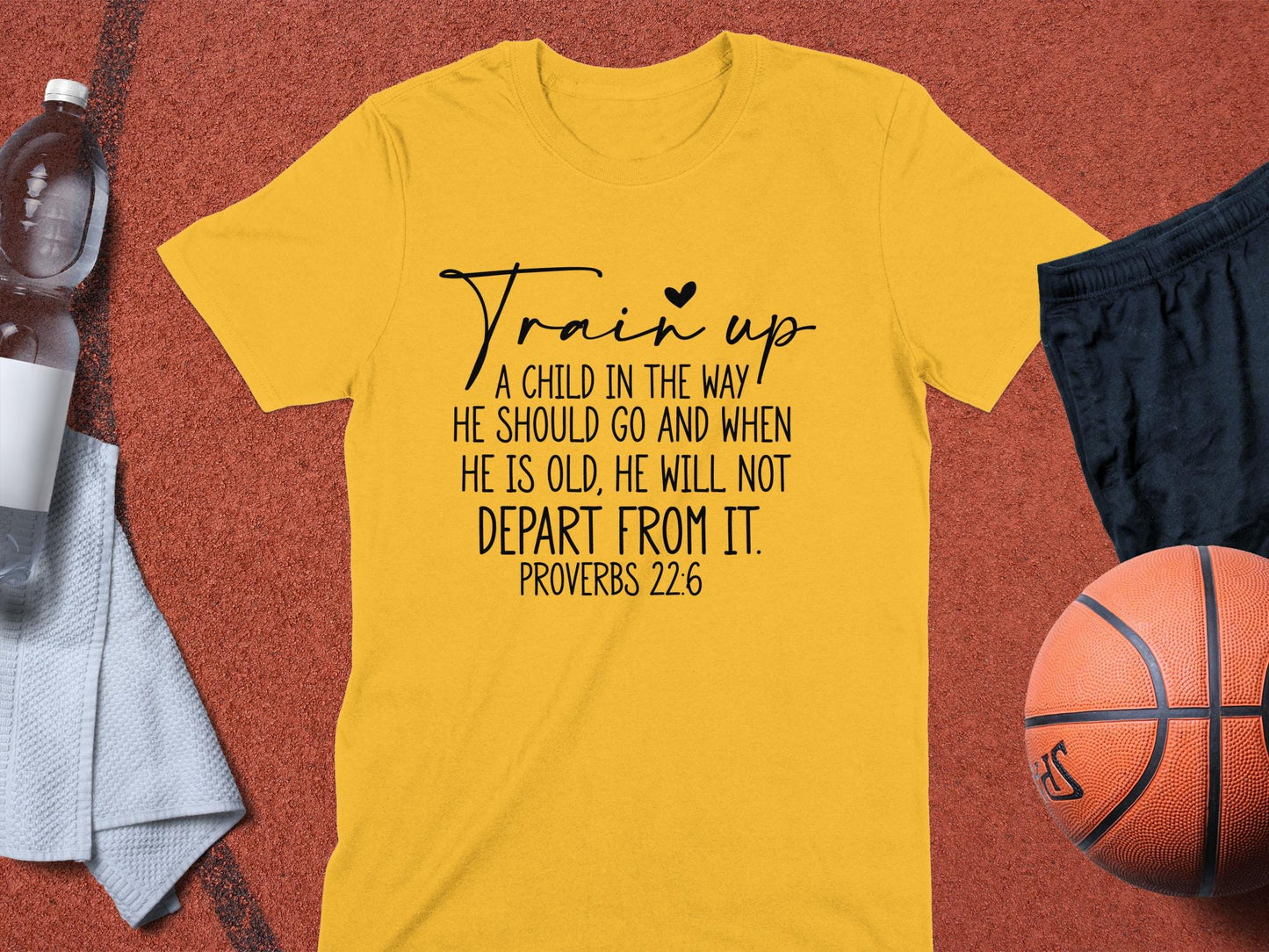 Train Up a Child T-Shirt, Proverbs 22 6 Shirt, Bible Verse Tee, Christian Apparel, Religious Gift, Inspirational Shirt, Faith TShirt