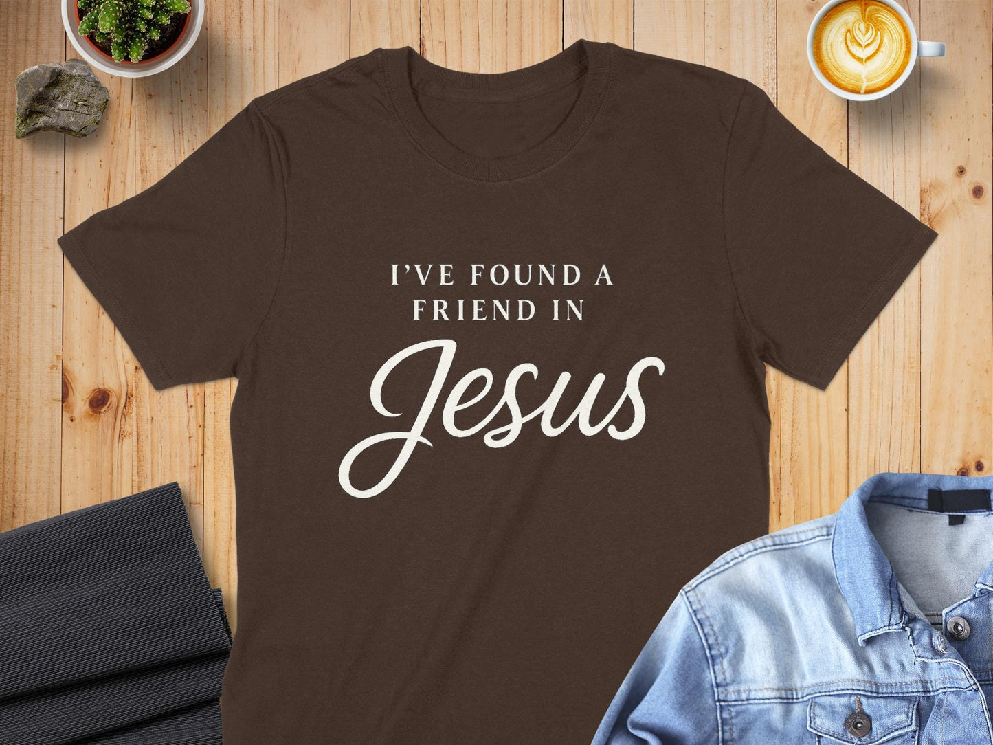 Jesus Friend T-Shirt, Christian Apparel, Religious Gift Idea, Spiritual Clothing, Inspirational T-Shirt, Faith Based Shirt