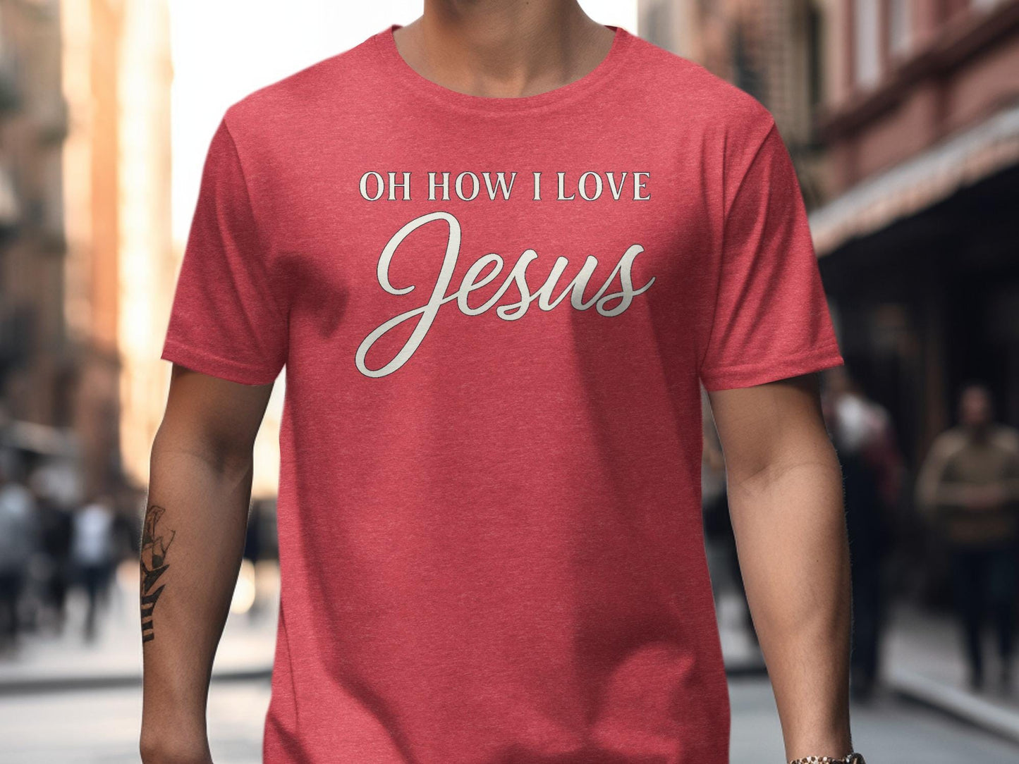 Oh How I Love Jesus T-Shirt, Christian Shirt, Religious Apparel, Faith Inspired, Gift for Believer, Jesus Lover Tee