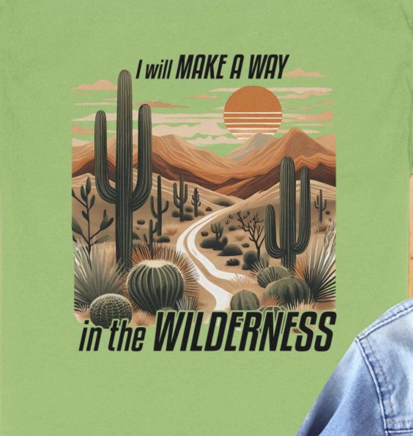 Desert T-Shirt, Cactus Tee, Wilderness Shirt, Inspirational T Shirt, Nature Lover Gift, Botanical Graphic Tee, Travel Gift Idea