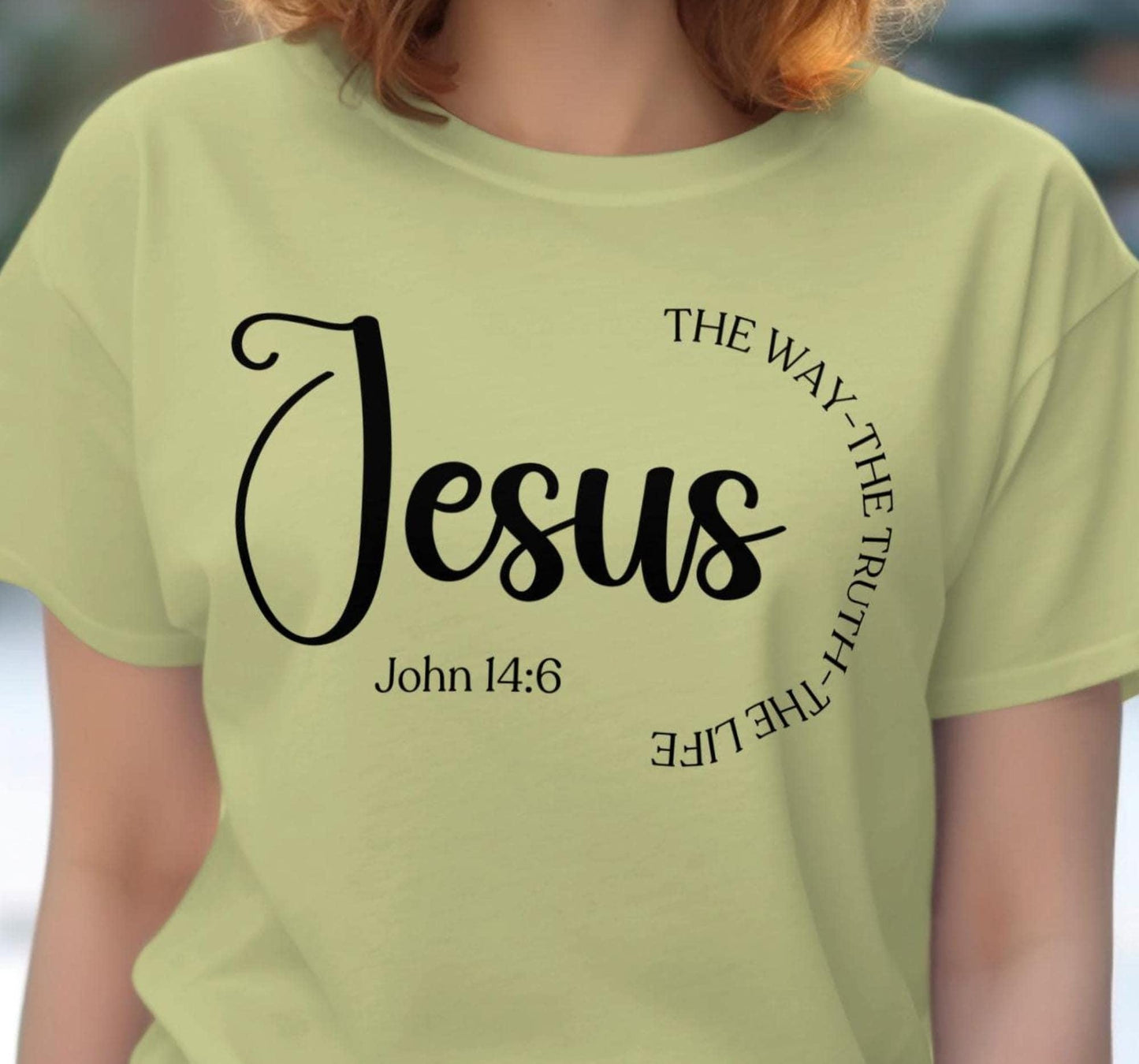 Jesus T Shirt, The Way The Truth The Life, Christian Apparel, Religious Tee, Bible Verse Shirt, John 14 6 Shirt, Faith Shirt, God Shirt