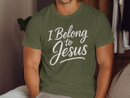 I Belong To Jesus T-Shirt, Christian Apparel, Faith Based Tee, Religious Gift, Inspirational Shirt, Jesus Lover Outfit